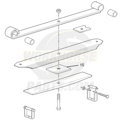 W8803503  -  Spring Asm - Front Leaf (Used for both RH & LH)